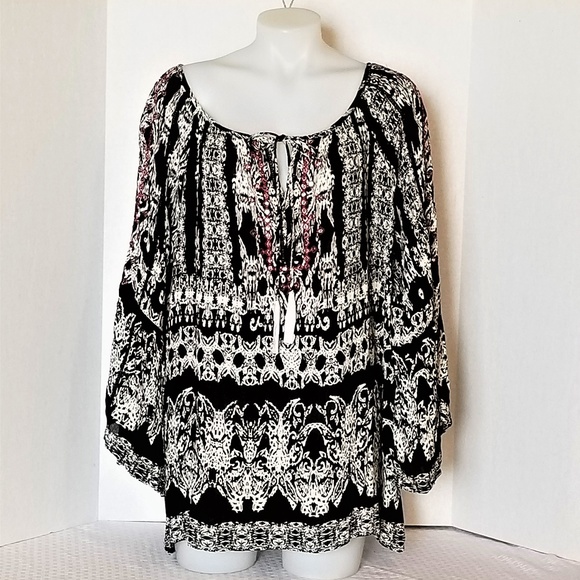 Soft Surroundings Tops - 1X Soft Surroundings Rayon Flowing Boho